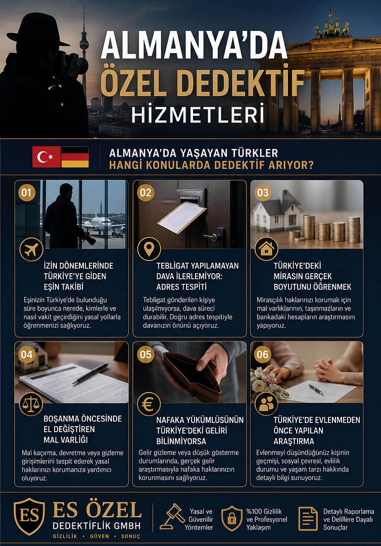 Almanya'da Yaşayan Türkler Hangi Konularda Dedektif Arıyor?